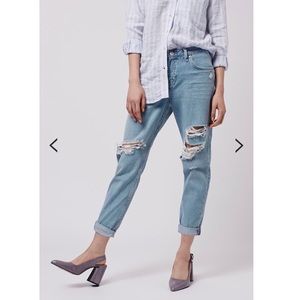 Topshop Ripped Hayden Boyfriend Jeans